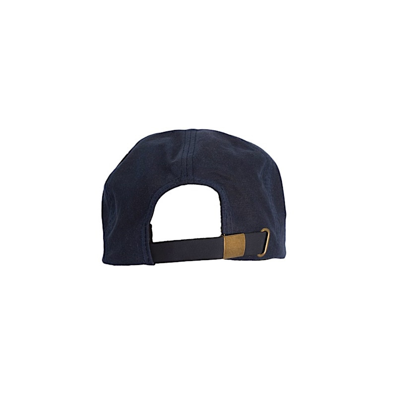 Made in UK Wax Stallington Baseball Cap with Suede Leather Peak One-Size Navy